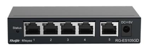 RUIJIE REYEE RG-ES105GD 5 PORT GIGABIT TAK CALISTIR METAL KASA SWITCH