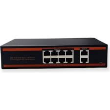 Q-LINK ND1P802LG 8 PORT 10/100 POE 2 PORT GİGABİT UPLİNK SWITCH 150W
