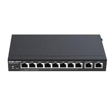 REYEE RG-EG310GH-P-E 10 PORTLU ROUTER, WEB YÖNETİLEBİLİR, 300 KULLANICI, 8 PORT POE(110W)