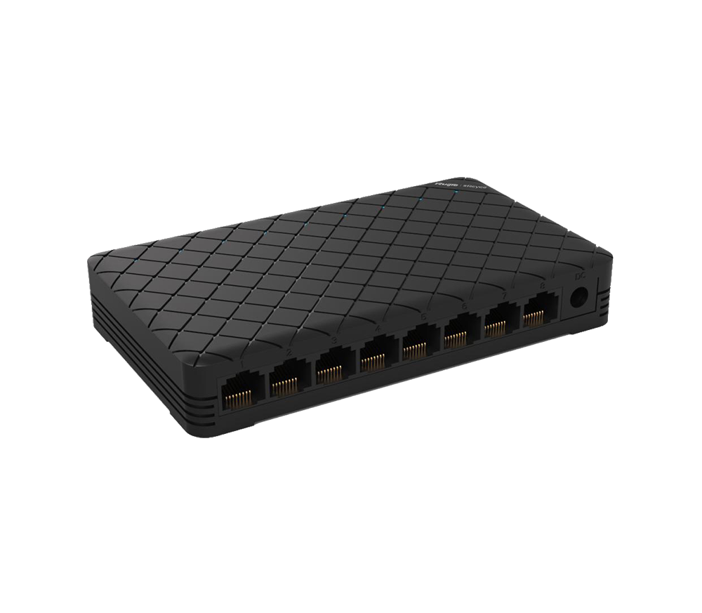 RUIJIE REYEE RG-ES05G 5 PORT GIGABIT TAK CALISTIR PLASTIK KASA SWITCH